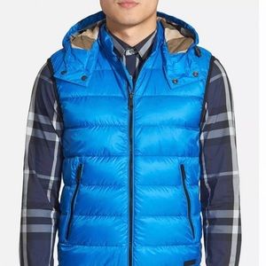 Burberry Brit Goose Down Vest w/Hood L Authentic